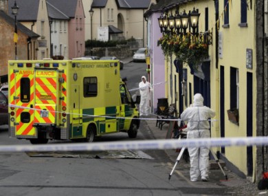 he scene where a 48-year-old man was found dead in Avoca.