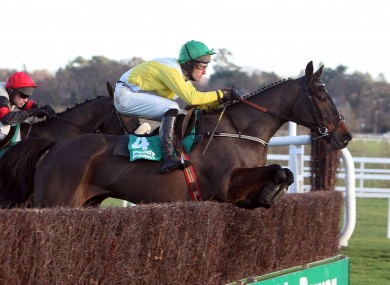 Robert Michael Power on Newmill in Leopardstown in 2008 - Newmill is fancied to take victory in the Shamrock Paddy Chase at Gowran Park today.