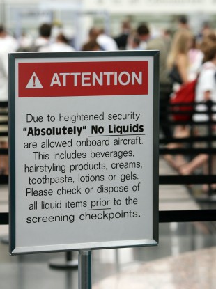 A sign at Denver International Airport in the US (File photo)