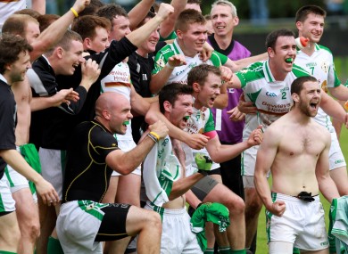 London celebrate their win over Fermanagh