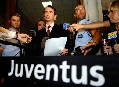 Jean-Claude Blanc, the man who replaced Luciano Moggi as Juventus President, addresses the media.