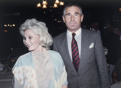 Actress Zsa Zsa Gabor and Prince Fredrick Von Anhalt, in 1986