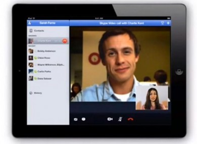 What Skype on the iPad will look like
