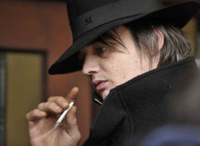 Pete Doherty pictured outside court last year