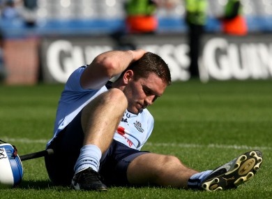 Keaney contemplates defeat to Kilkenny in the Leinster SHC Final.
