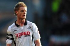 Swansea player breaks leg in golf buggy accident