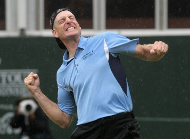 Jim Furyk paying for that beach house in style at the conclusion of last year's competition.
