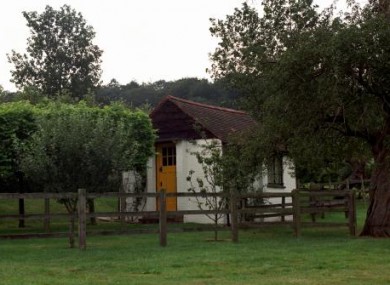 The garden shed in which Roald Dahl wrote his hugely popular children's books.