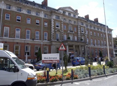 King's College Hospital in London, where the operation was carried out