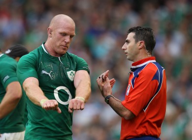 Paulie has a chat with his bessie mate, C-Joub.