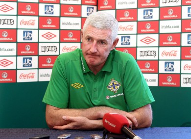Worthington spent four and a half years as Northern Ireland manager.