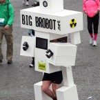 Marathon costumes don't really come more impractical.
