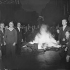 There were street bonfires all around Dublin city on Saturday night, 25 June 1938 to celebrate the inauguration of the State's first President.