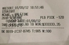 Floyd Mayweather Jr won a $333,333 bet last night