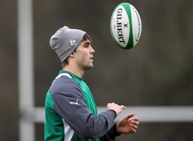 Conor Murray at training in Maynooth yesterday. Will he get the nod at 9?