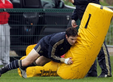 Oomph! David Wallace is on the road to recovery.