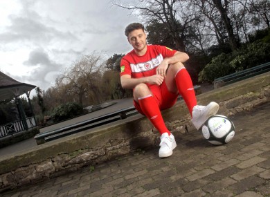 Quigley at the Airtricity League launch last week.