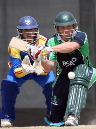 Gary Wilson in action against Namibia.