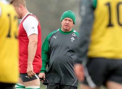 Declan Kidney: disappointing championship overall.