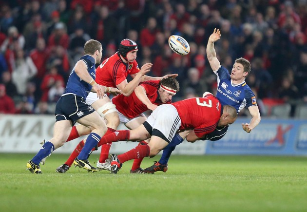 BJ Botha tackles Brian O'Driscoll 31/3/2012