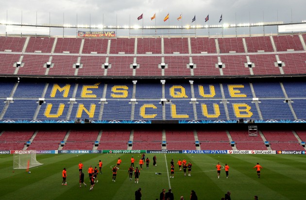 Soccer - UEFA Champions League - Semi Final - Second Leg - Barcelona v Chelsea - Chelsea Press Conference and Training - Camp Nou Stadium