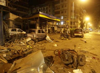 Downtown Mumbai following the November 2008 attacks.