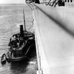 This photo of the Titanic from onboard was taken by Jesuit cleric Father Frank Browne who sailed on the Southampton to Cobh leg - but, luckily for him, alighted at Cobh.