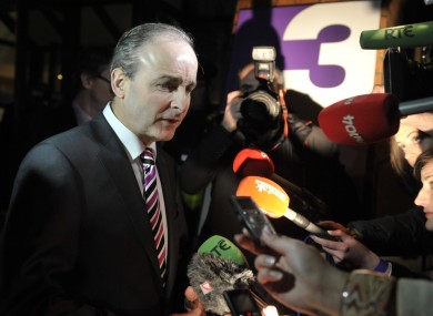 FF's Micheál Martin is the only leader of the four main political parties to appear in tomorrow's debate.