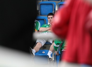Ward watches Paddy Barnes in action yesterday in Trabzon.