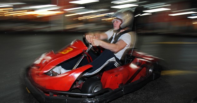What do you do to work out Olympics disappointment? Hit the bumpers…