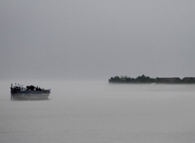 File photo of a ferry on the river Brahmaputra.
