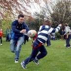 No13 and understudy in full flight.