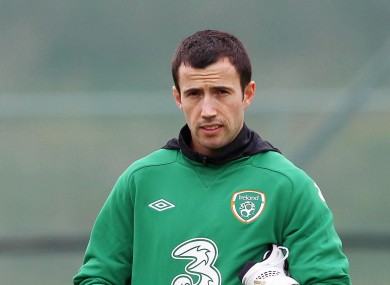 Fahey in the Ireland camp this week.