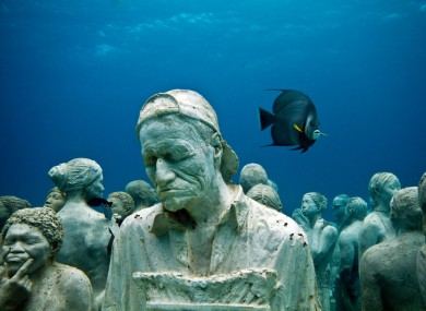Jason deCaires Taylor sculptures in Mexico