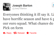 Barton – I would be in England squad if I behaved