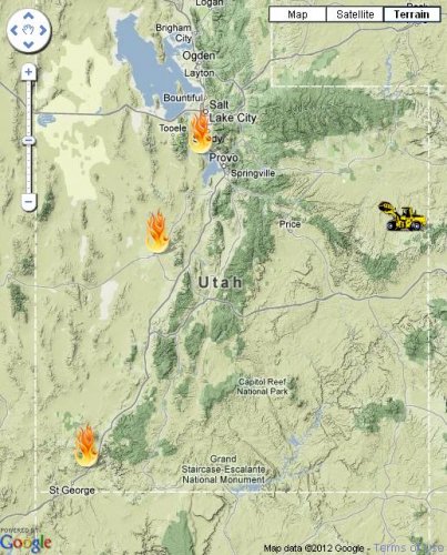 Utah fires
