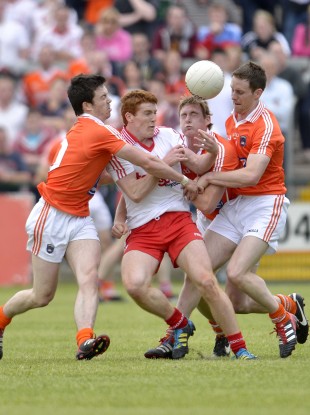 Bursting through: Peter Harte and Tyrone found a way to advance