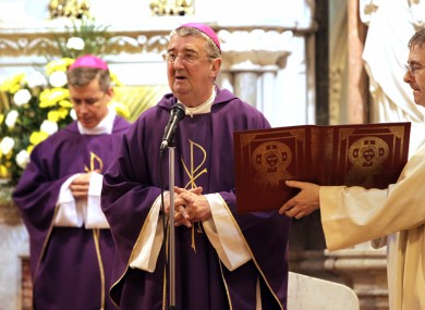 Dublin Archbishop Diarmuid Martin who presided over the ordination of eight deacons.