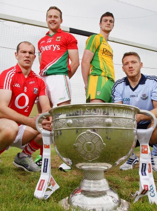 Cork's Alan O'Connor, Mayo's Andy Moran, Leo McLoone of Donegal and Paul Flynn of Dublin are all in All-Ireland quarter-final action this weekend