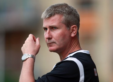 Under fire Stephen Kenny will be hoping his side can triumph in the EA Sports Cup.