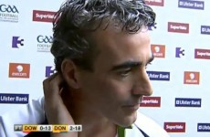 VIDEO: ‘Donegal win probably even better than last year’ – McGuinness