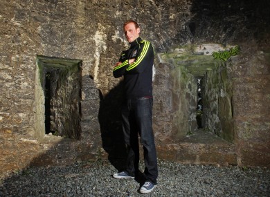 Galway attacker Cyril Donnellan at a press night in Athenry Castle last week.
