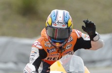 Spain’s Dani Pedrosa wins Czech MotoGP following frantic finish
