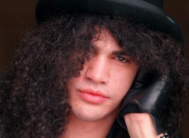 Slash at a tender age. But not as tender as the time he caught his mum in bed with David Bowie.
