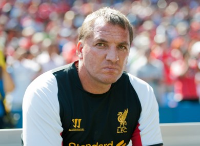 Liverpool Manager Brendan Rodgers: in the market.