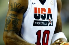 Ballin’… Kobe Bryant and the Dream Team challenged Olympic volunteers to a drinking game last night