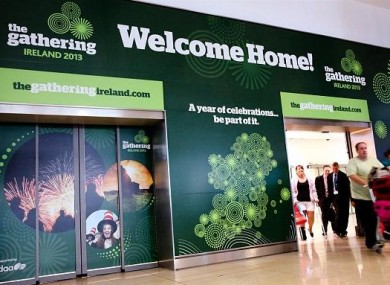 The arrival gates at Dublin Airport.