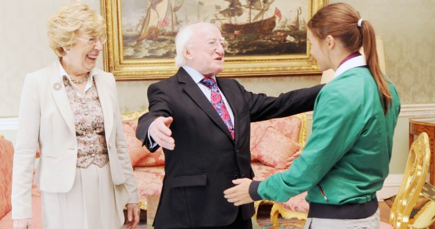 In pictures: Team Ireland meets President Higgins at the Áras