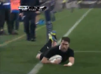 New Zealand won the game in a less than convincing fashion.