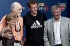 VIDEO: Sean Connery and Alex Ferguson crash Andy Murray’s US Open press conference